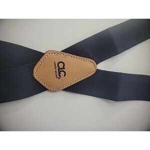 CLC Work Gear Suspenders Blue Professional Metal Clips 2 in Wide Straps 4 Point